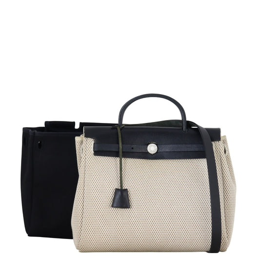 Hermes Herbag Toile PM