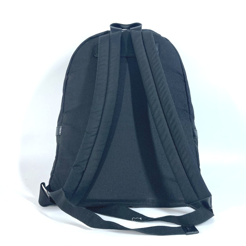 CELINE Backpack Nylon, Leather black logo mens