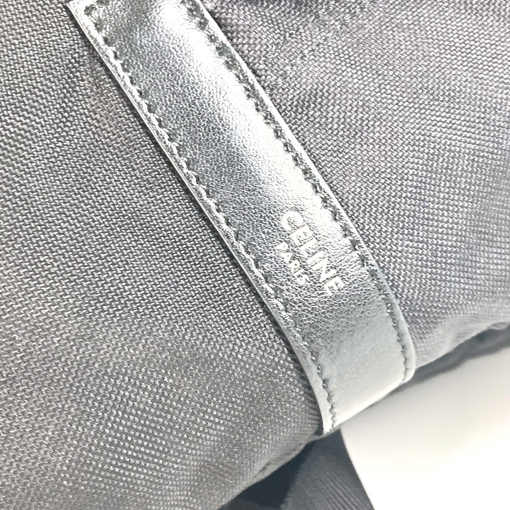 CELINE Backpack Nylon, Leather black logo mens