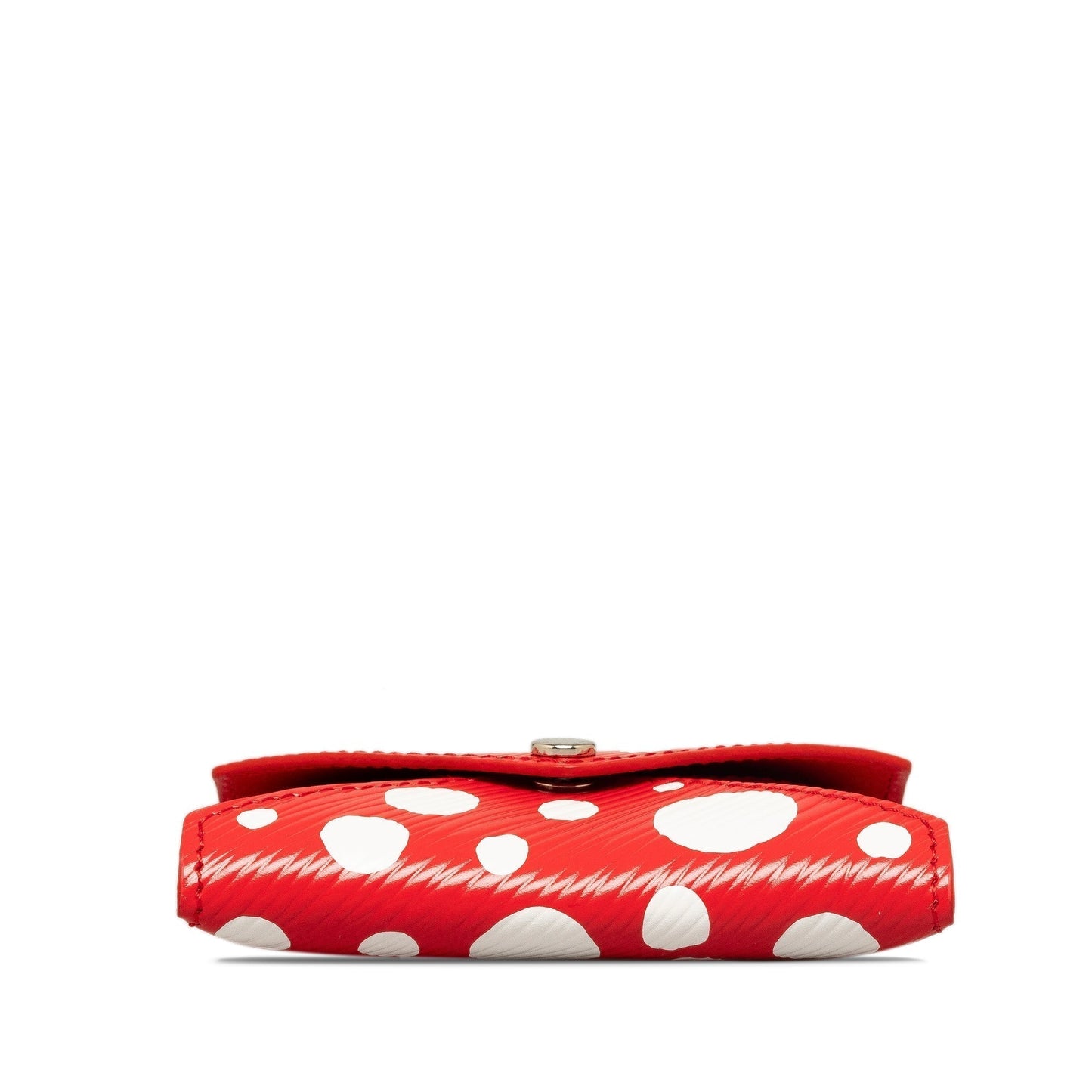 Red Louis Vuitton x Yayoi Kusama Small Epi Kirigami Pouch
