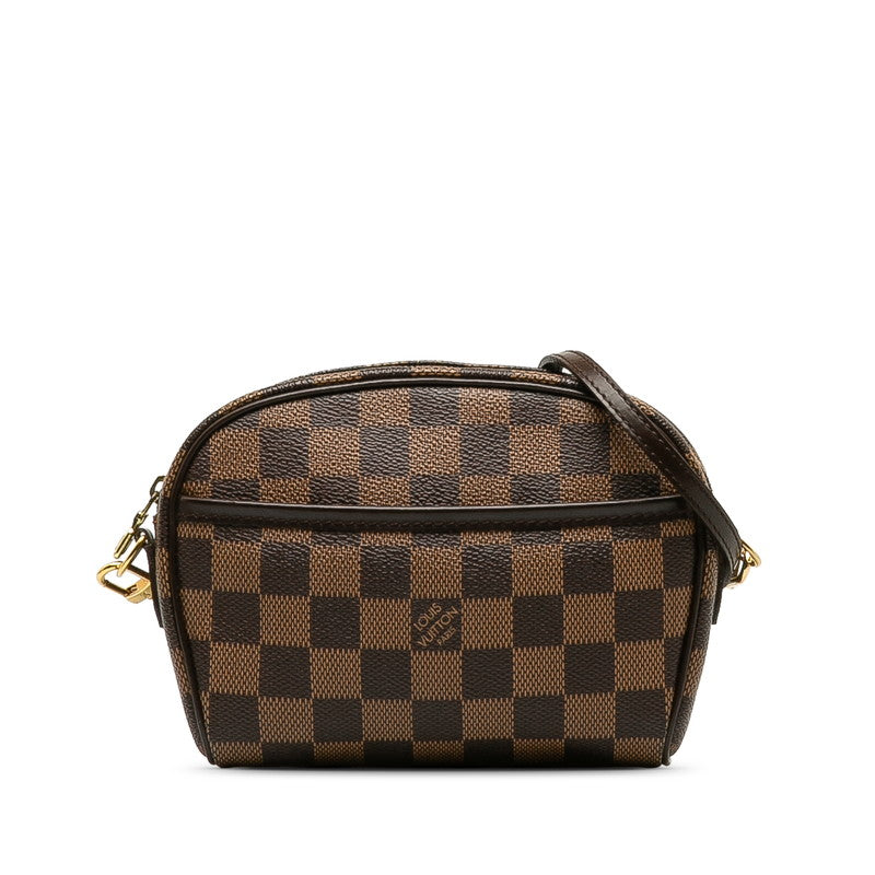 Louis Vuitton Pochette Ipanema Damier Shoulder Bag Crossbody Bag Brown