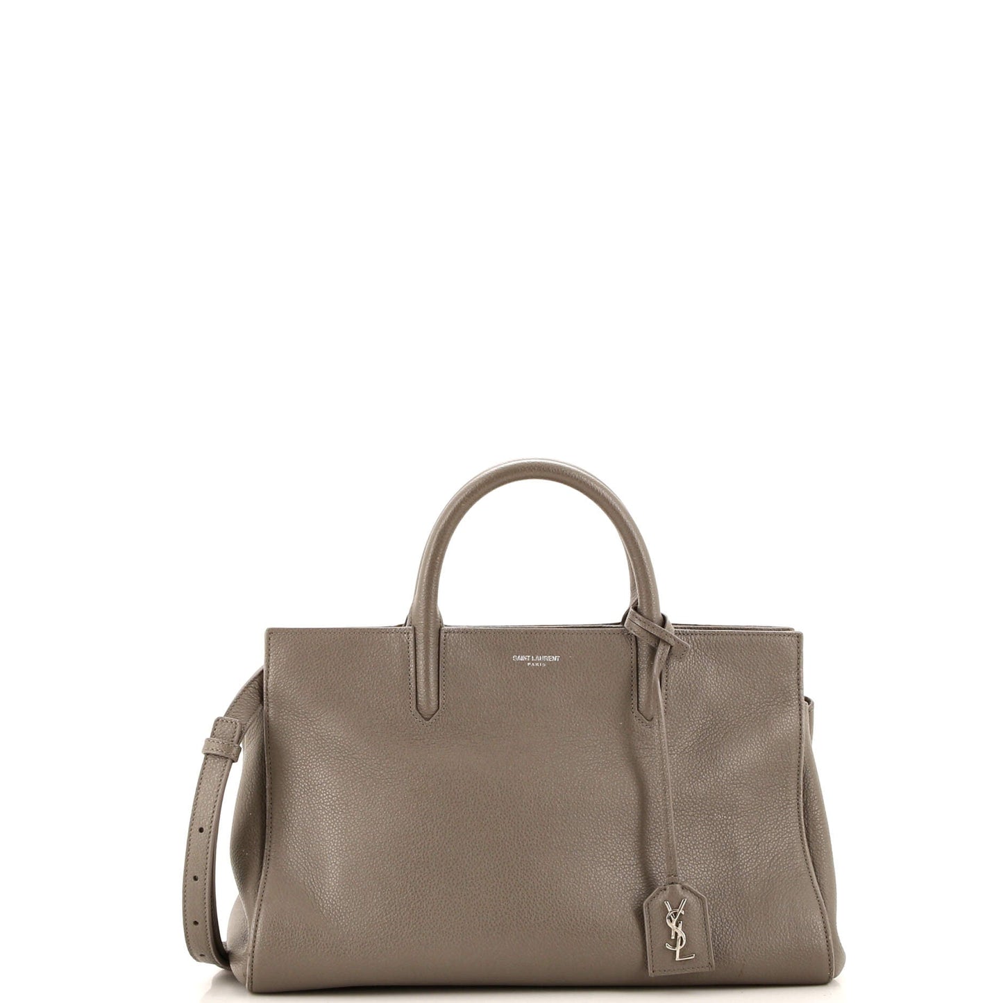 Luxury Saint Laurent Trending 2026 Rive Gauche Cabas Leather Small