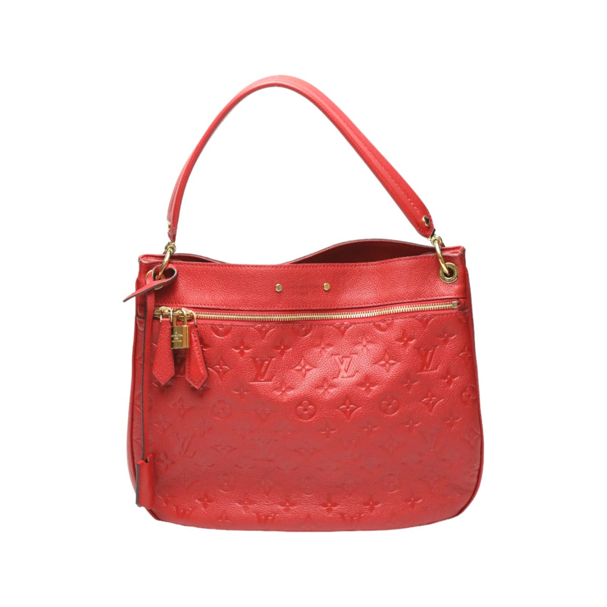 LOUIS VUITTON Handbag Monogram Ann Platt Red one belt Monogram Ann Platt Spontini Women