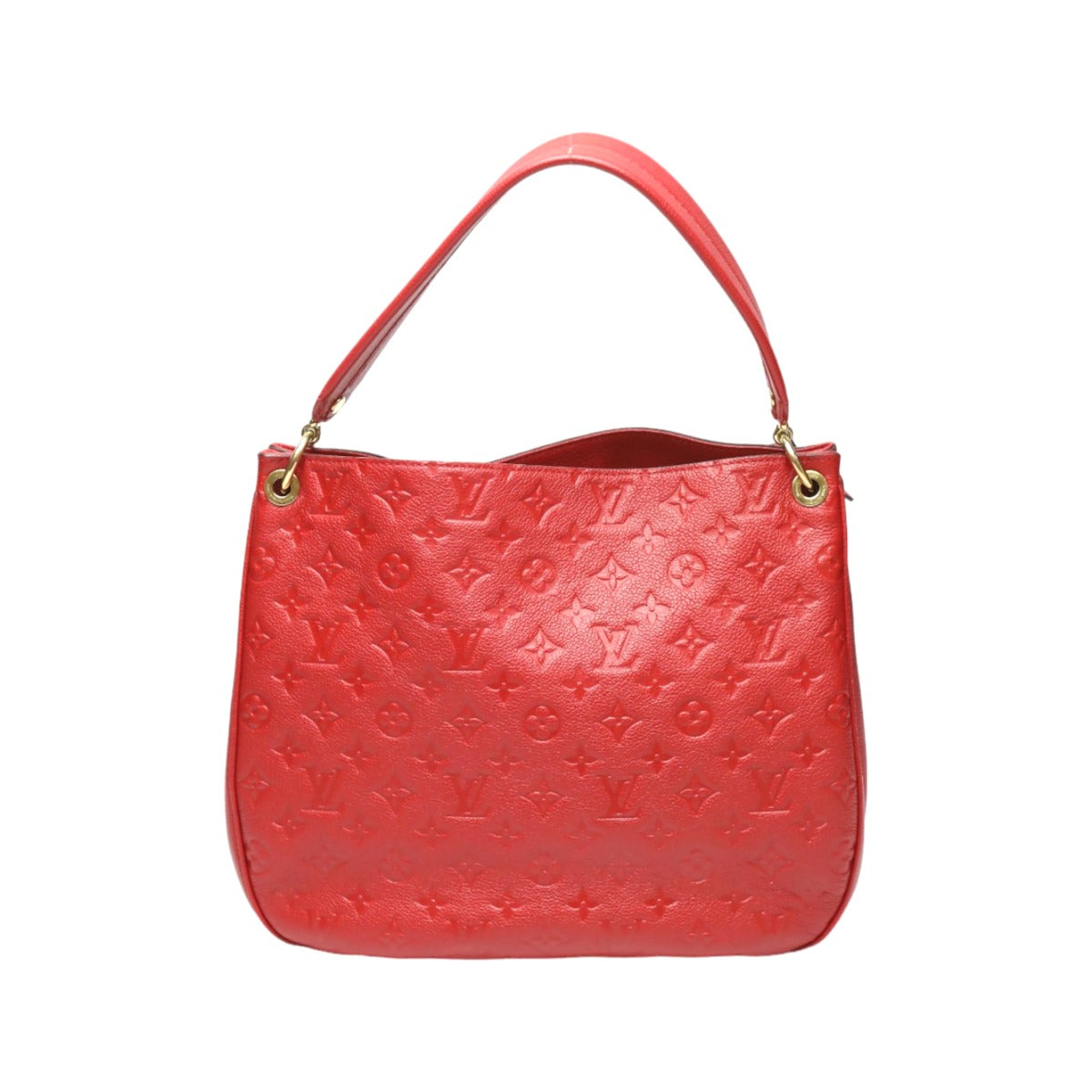 LOUIS VUITTON Handbag Monogram Ann Platt Red one belt Monogram Ann Platt Spontini Women