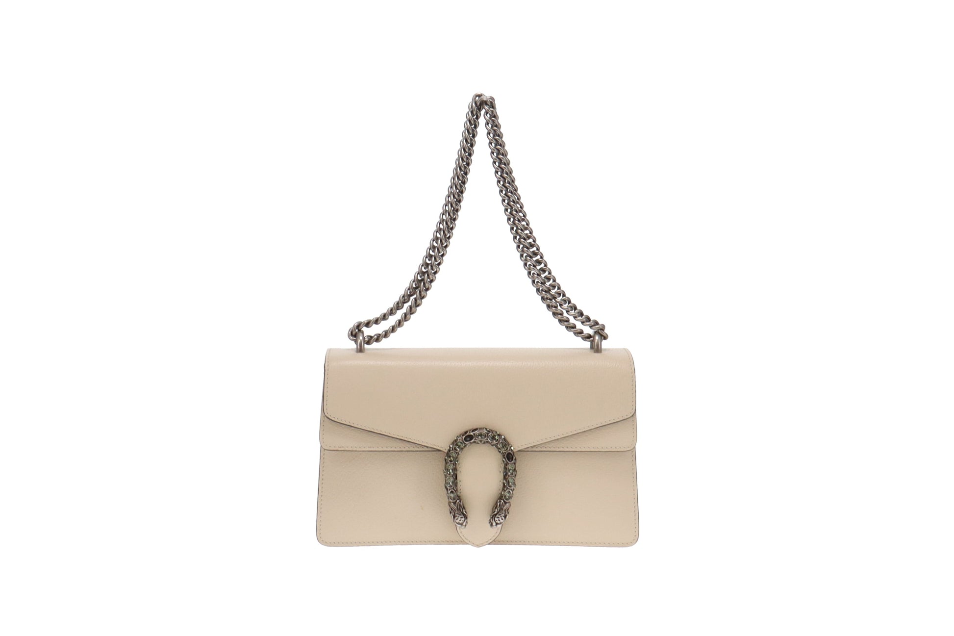 Gucci Dionysus Cream Leather Shoulder Bag