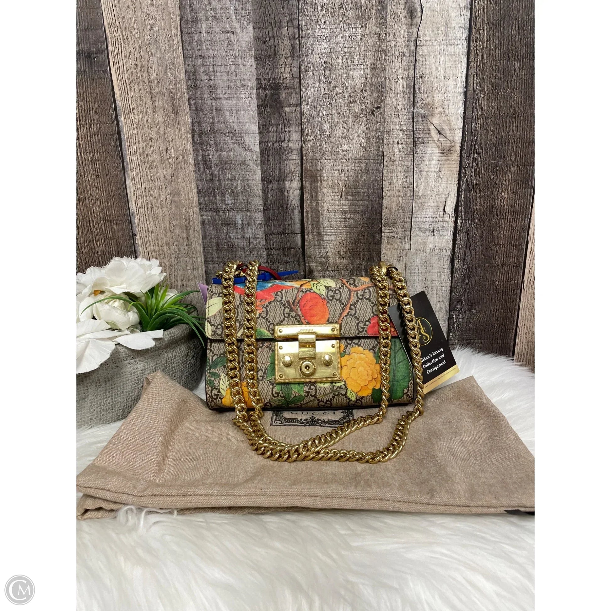 Gucci Monogram Shoulder Bag
