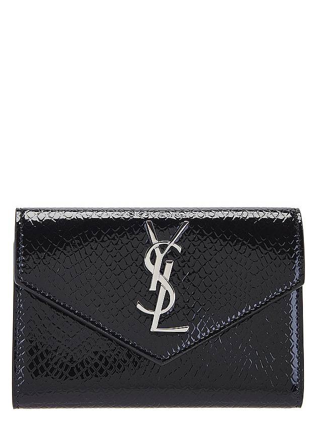 Luxury Saint Laurent Trending 2026 Cassandre Envelope Half Wallet Black