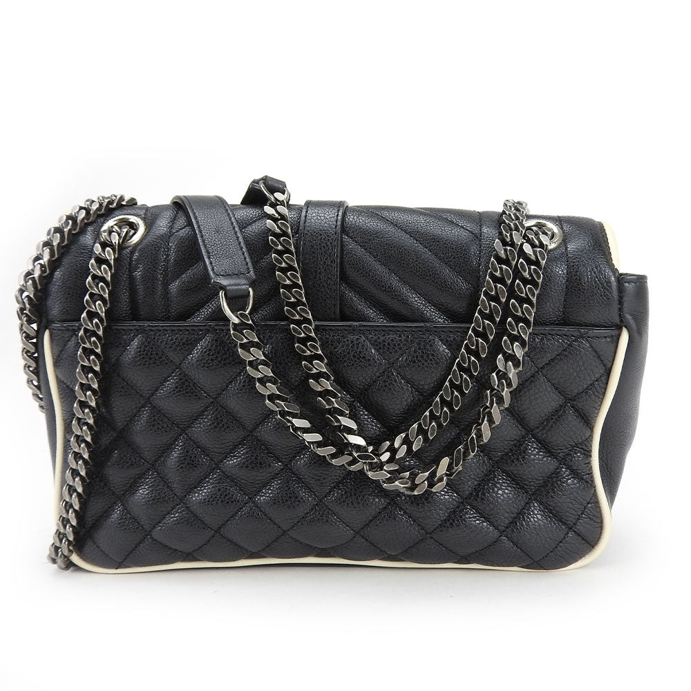Saint Laurent Envelope Leather Shoulder Bag