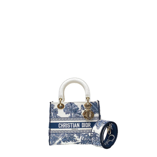 Dior Lou Lady Dior Canvas Handbag