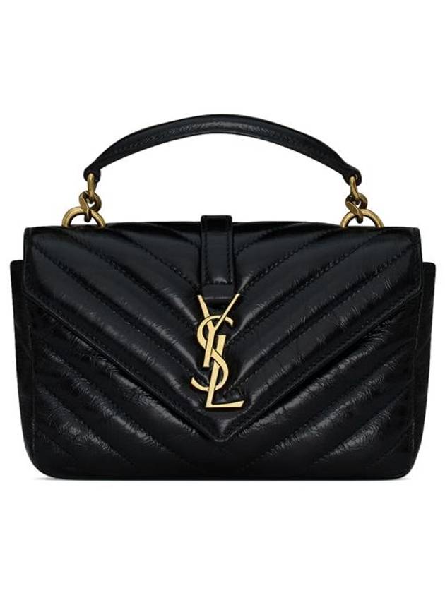 Luxury Saint Laurent Trending 2026 Applique Logo Quilted Calf Leather Tote Bag Black