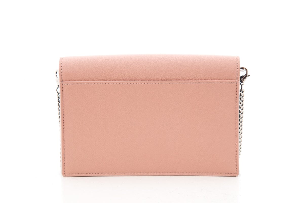 Louis Vuitton Pink Lock Me Pochette Cross-Body Clutch