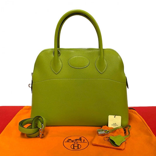 HERMES Shoulder Bag Shave green Bored 31 Women