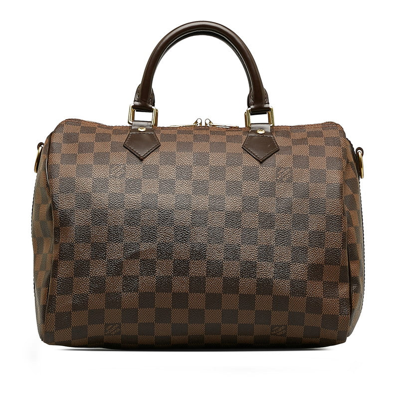 Louis Vuitton Speed Bandriel 30 Handbag Shoulder Bag 2WAY Brown PVC Leather Ladies Louis Vuitton