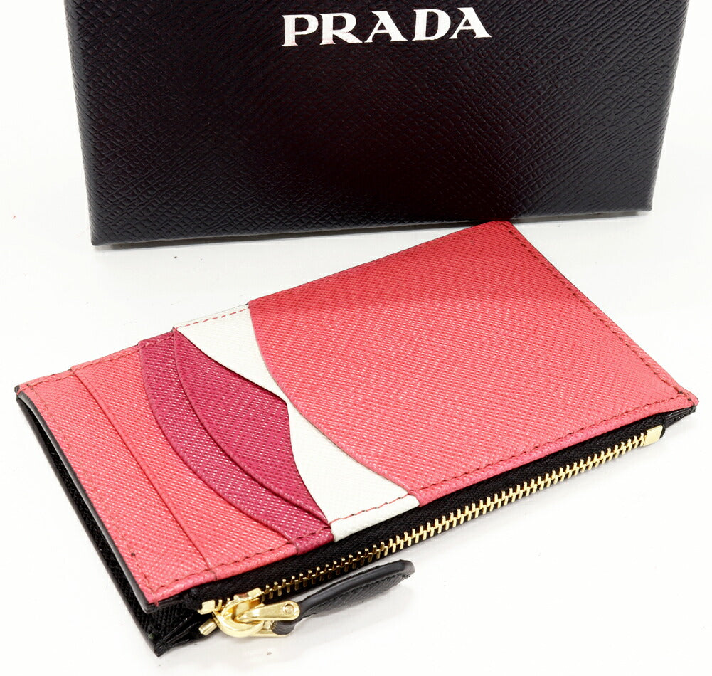 Prada 1MC086_ZLP_F061H Saffiano Calf Card Case