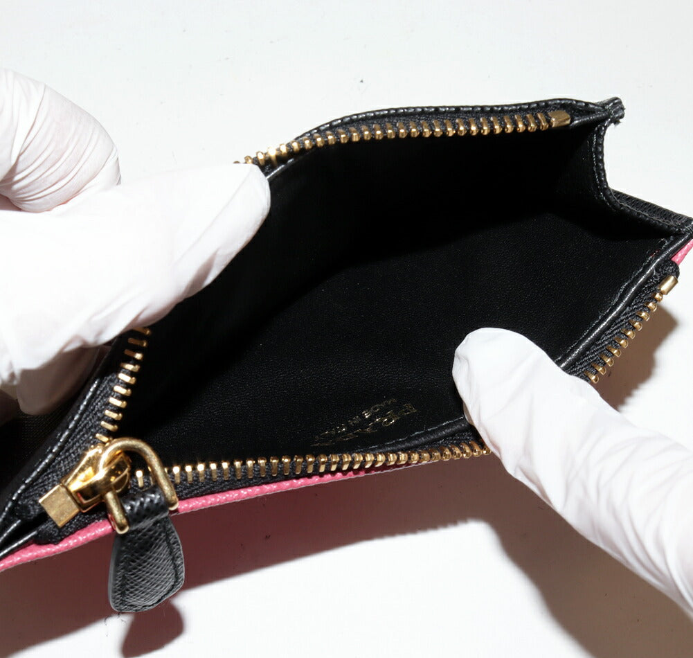 Prada 1MC086_ZLP_F061H Saffiano Calf Card Case