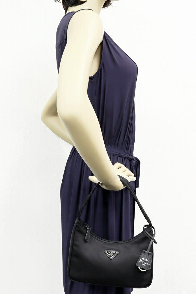 Prada Re-Edition 2000 Re-Nylon Nylon Calf Handbag