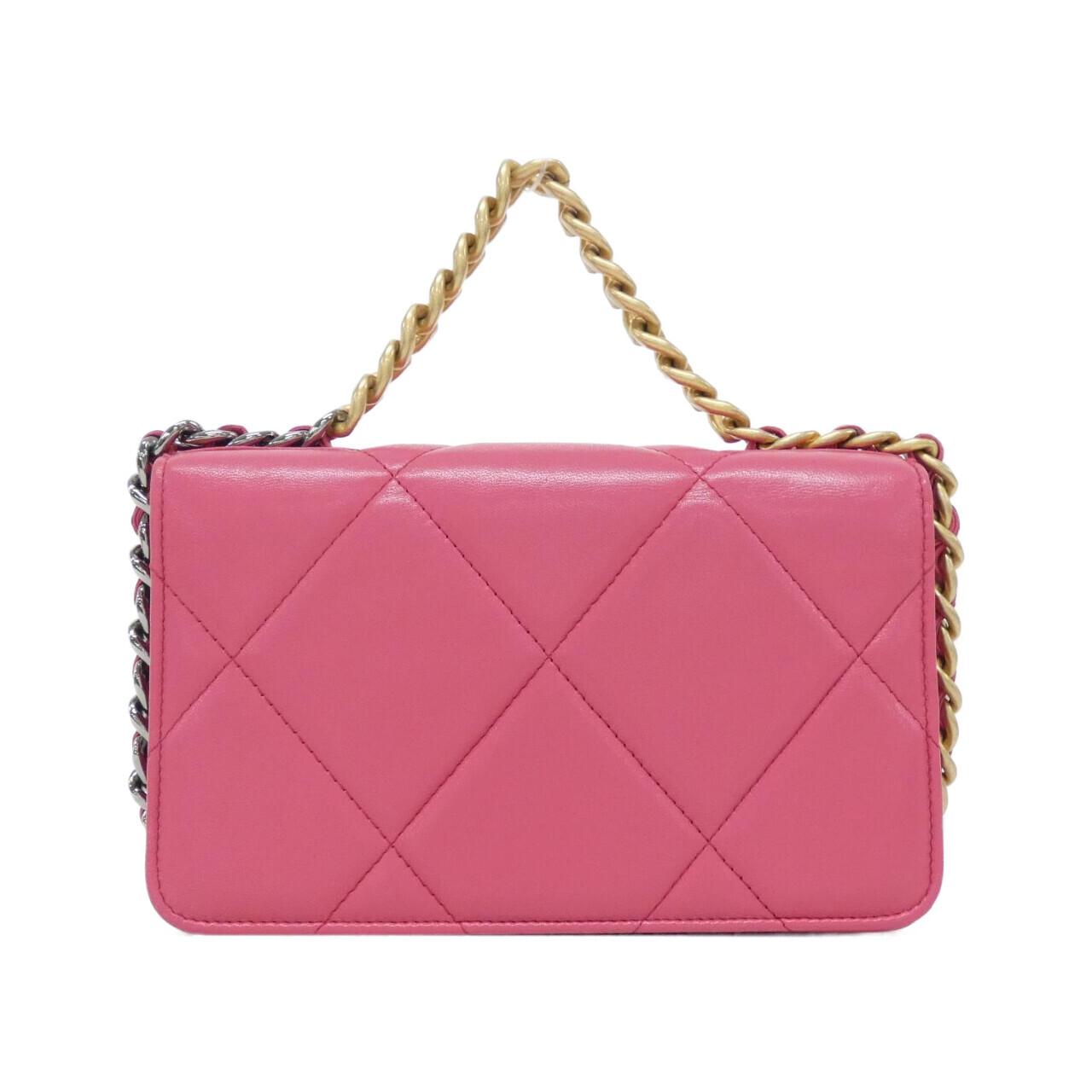Chanel Chanel 19 Lambskin Wallet on Chain Crossbody