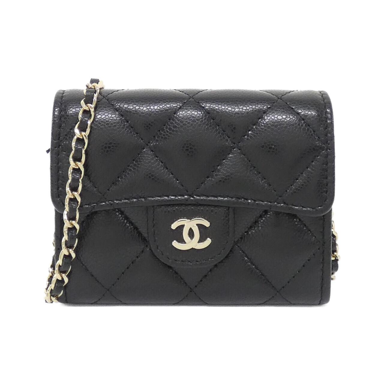 Chanel Timeless Classic Line Caviar Card Case Handbag