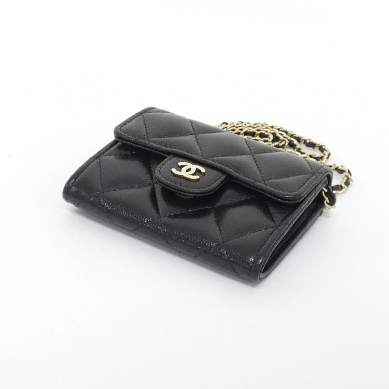 Chanel Timeless Classic Line Caviar Card Case Handbag