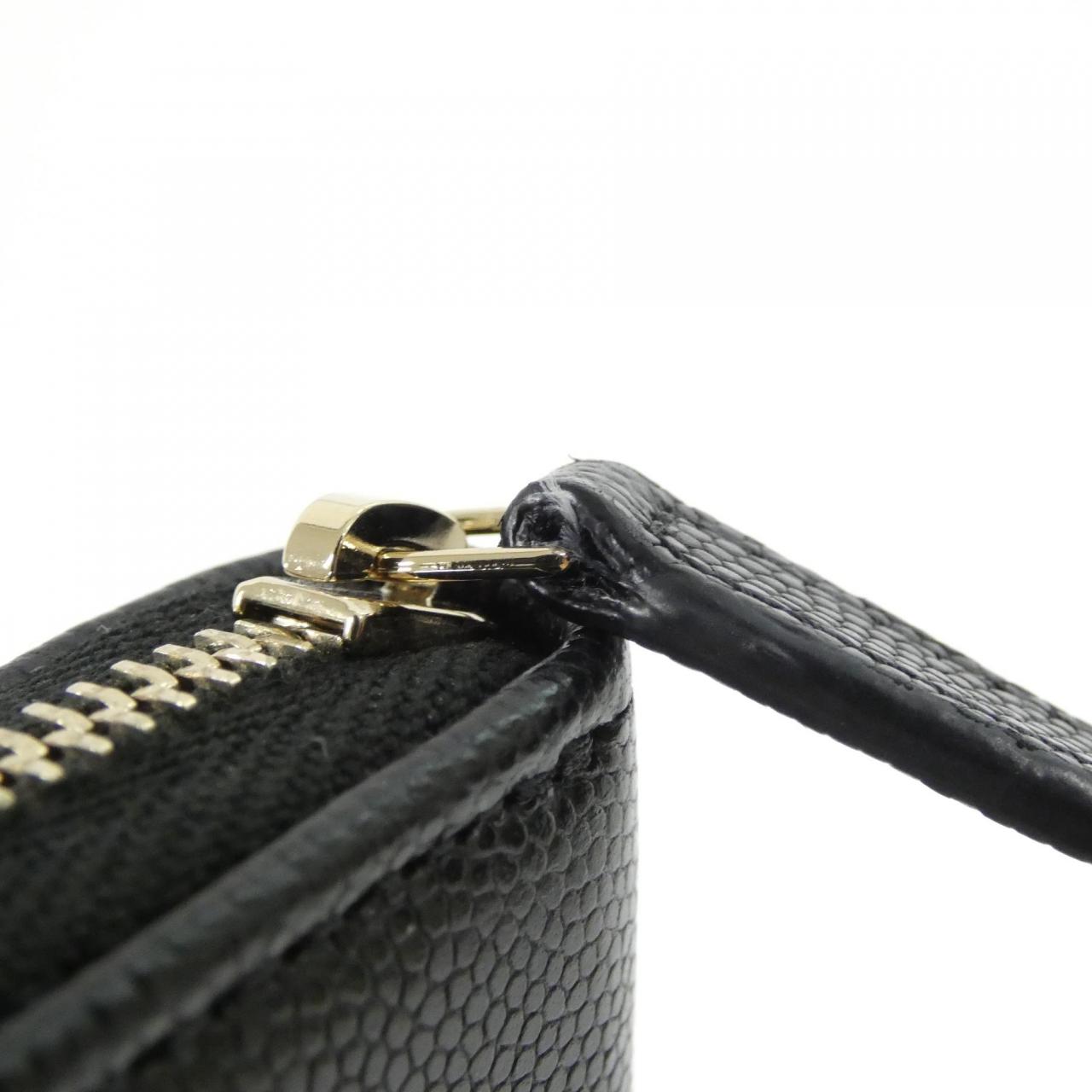Chanel Caviar Skin Coin Case Handbag