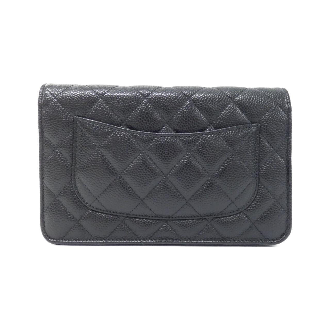 Chanel Timeless Classic Caviar Skin Wallet on Chain Crossbody
