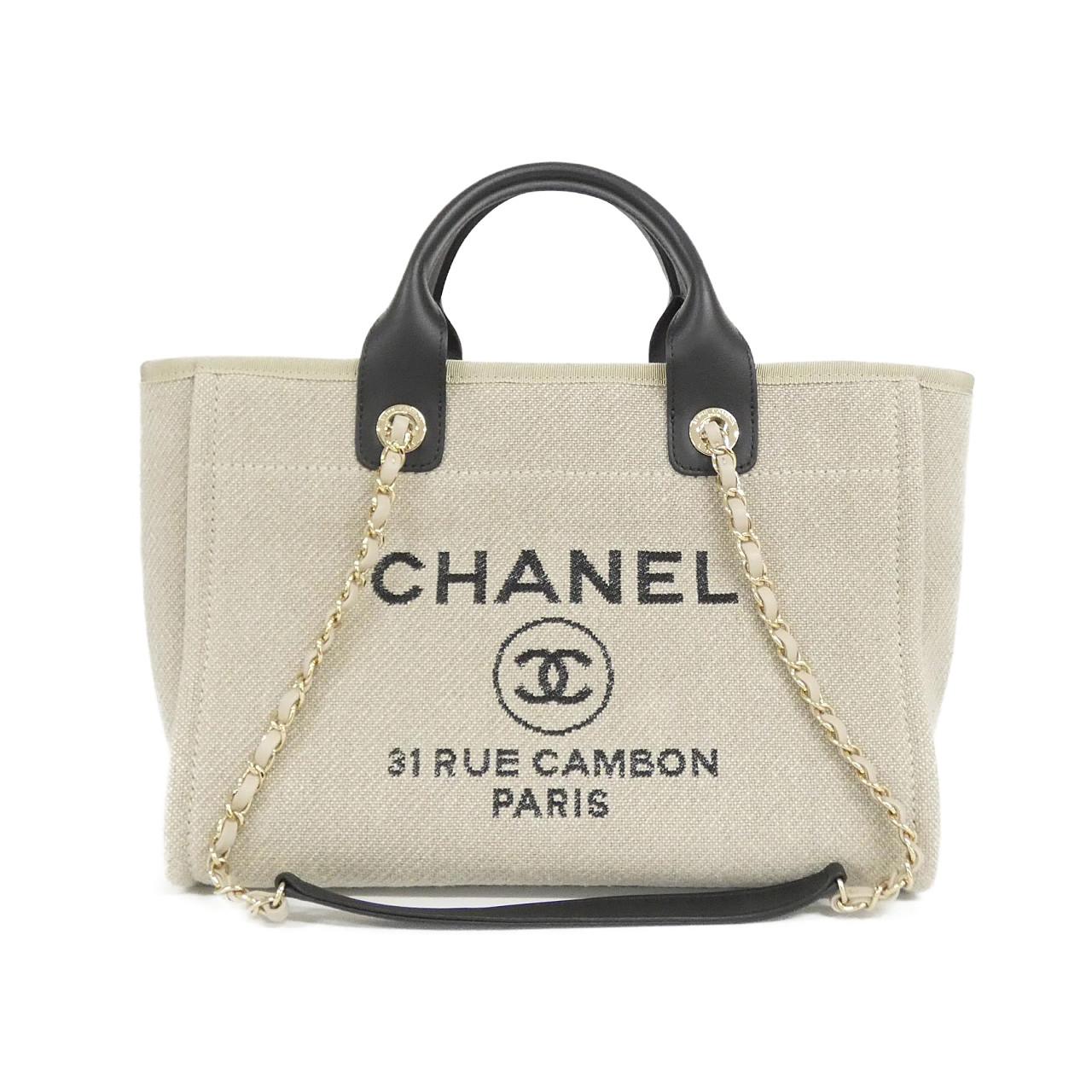 Chanel Deauville Line Mixed Fiber Bag