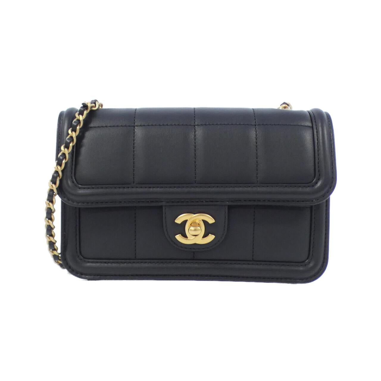 Chanel Lambskin/Calfskin Shoulder Bag