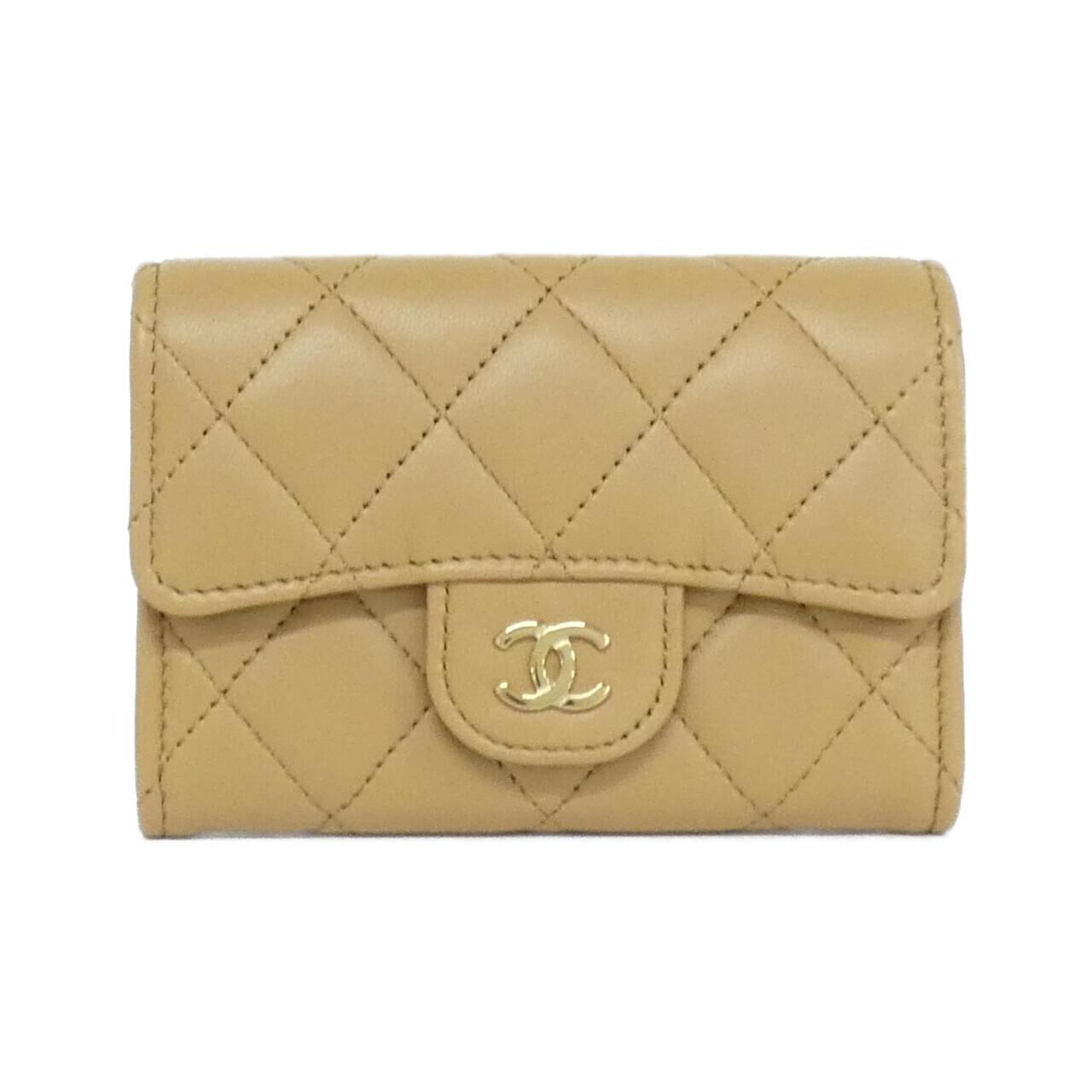 Chanel Timeless Classic Line Lambskin Card Case Handbag
