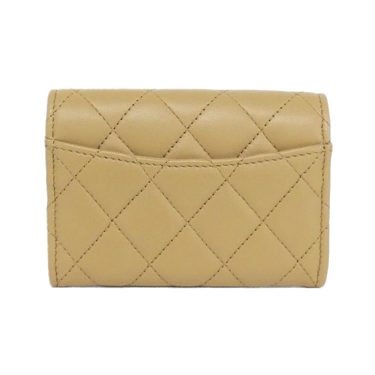 Chanel Timeless Classic Line Lambskin Card Case Handbag