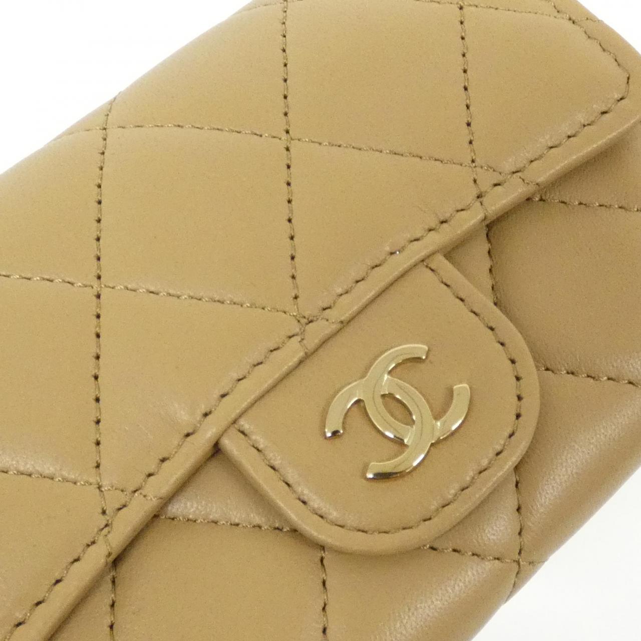 Chanel Timeless Classic Line Lambskin Card Case Handbag