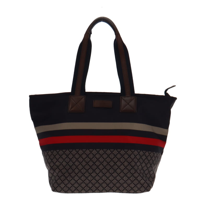 Gucci Leather Nylon Tote Style 2