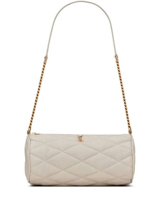 Luxury Saint Laurent Trending 2026 Tube Quilting Small Shoulder Bag Vintage White