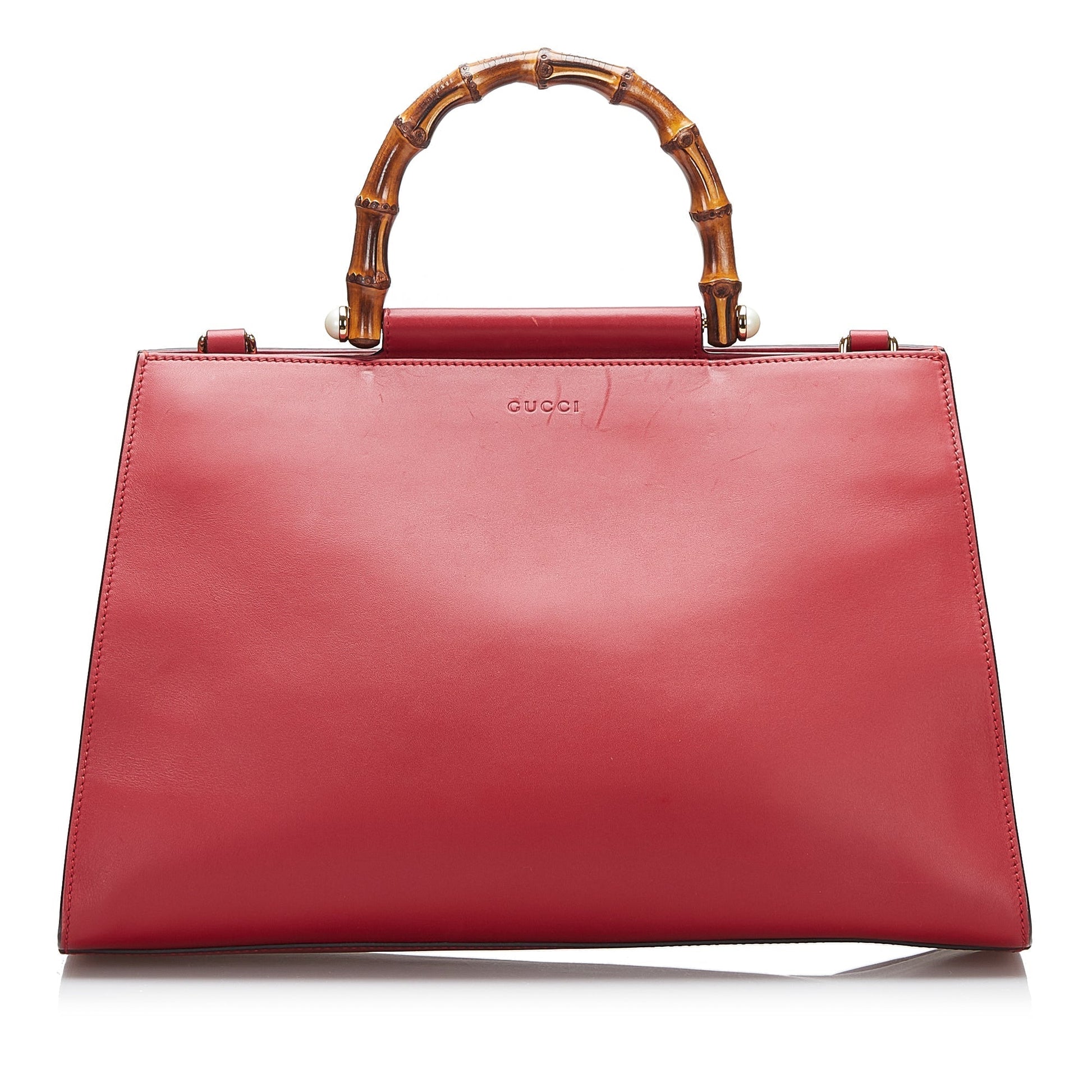 Gucci Bamboo Leather Tote Style 23