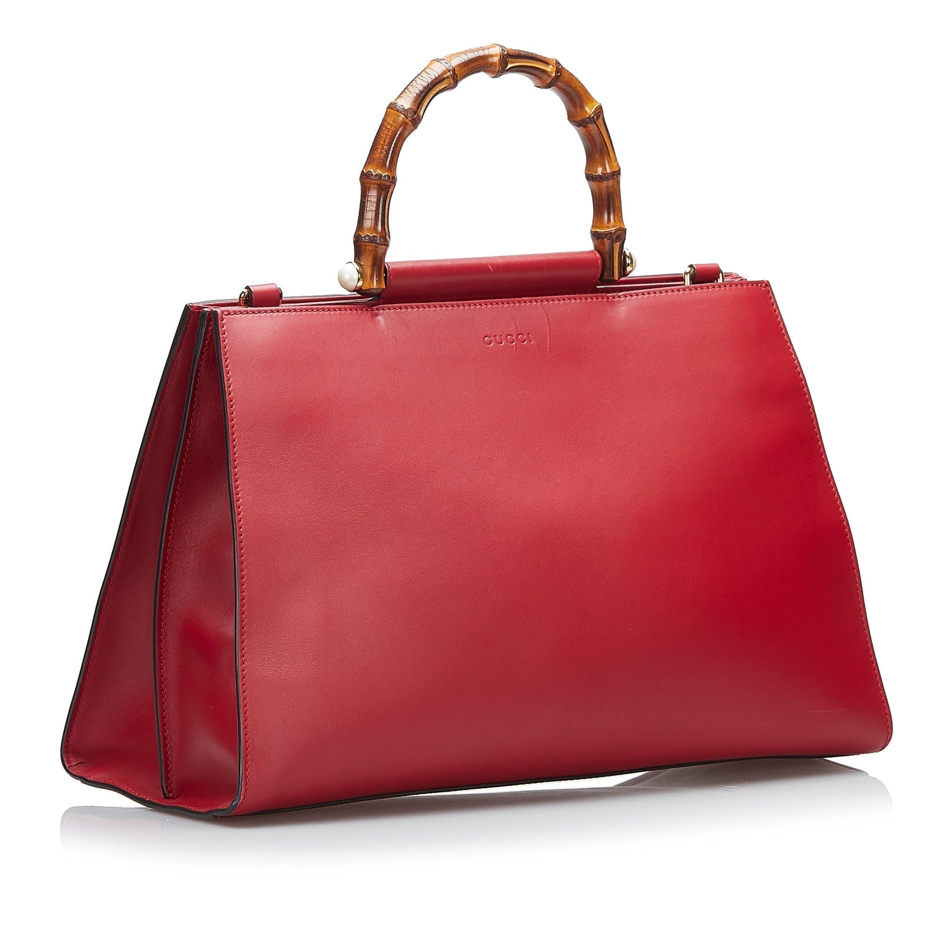 Gucci Bamboo Leather Tote Style 23