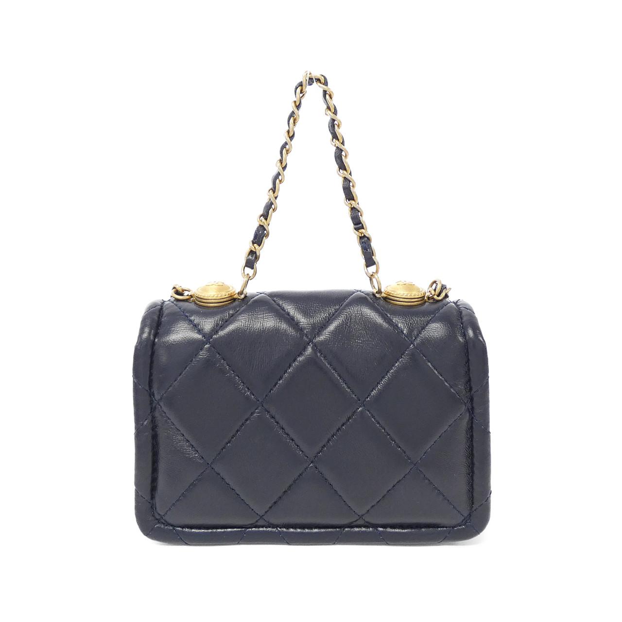Chanel Chain Clutch Lambskin Clutch Bag