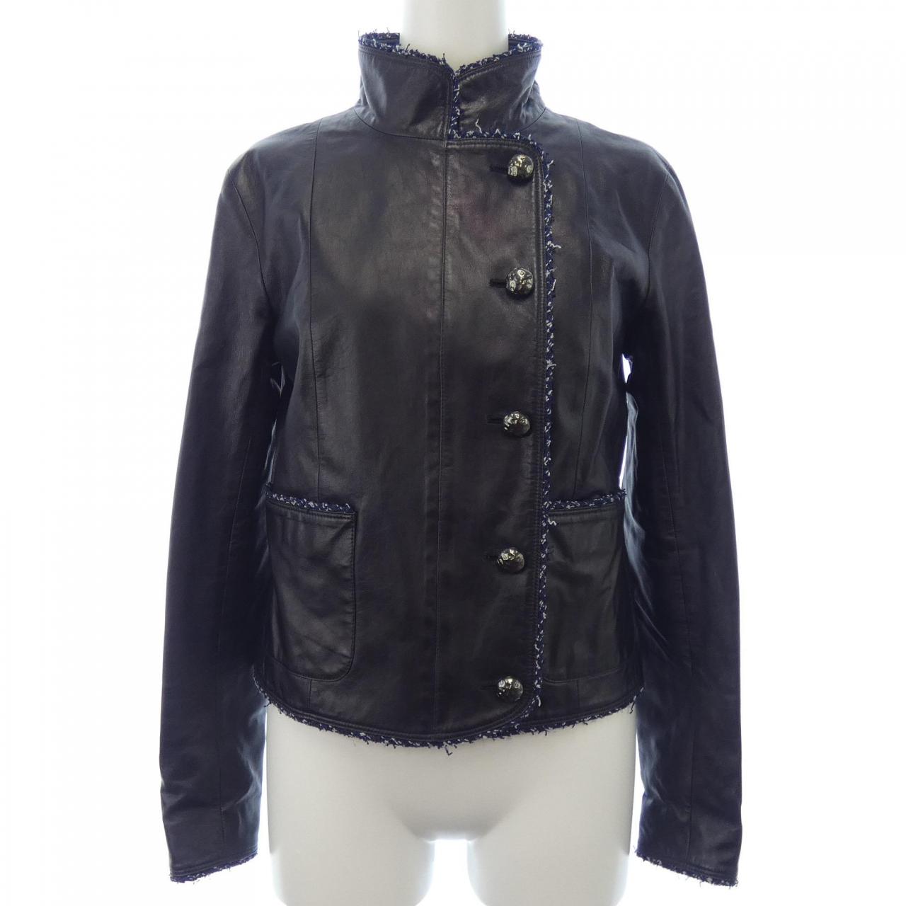 Chanel Lambskin Leather Jacket Handbag