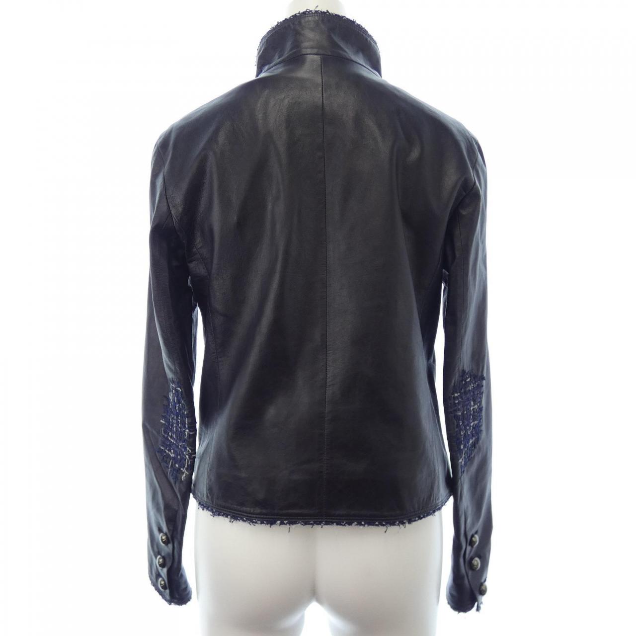 Chanel Lambskin Leather Jacket Handbag