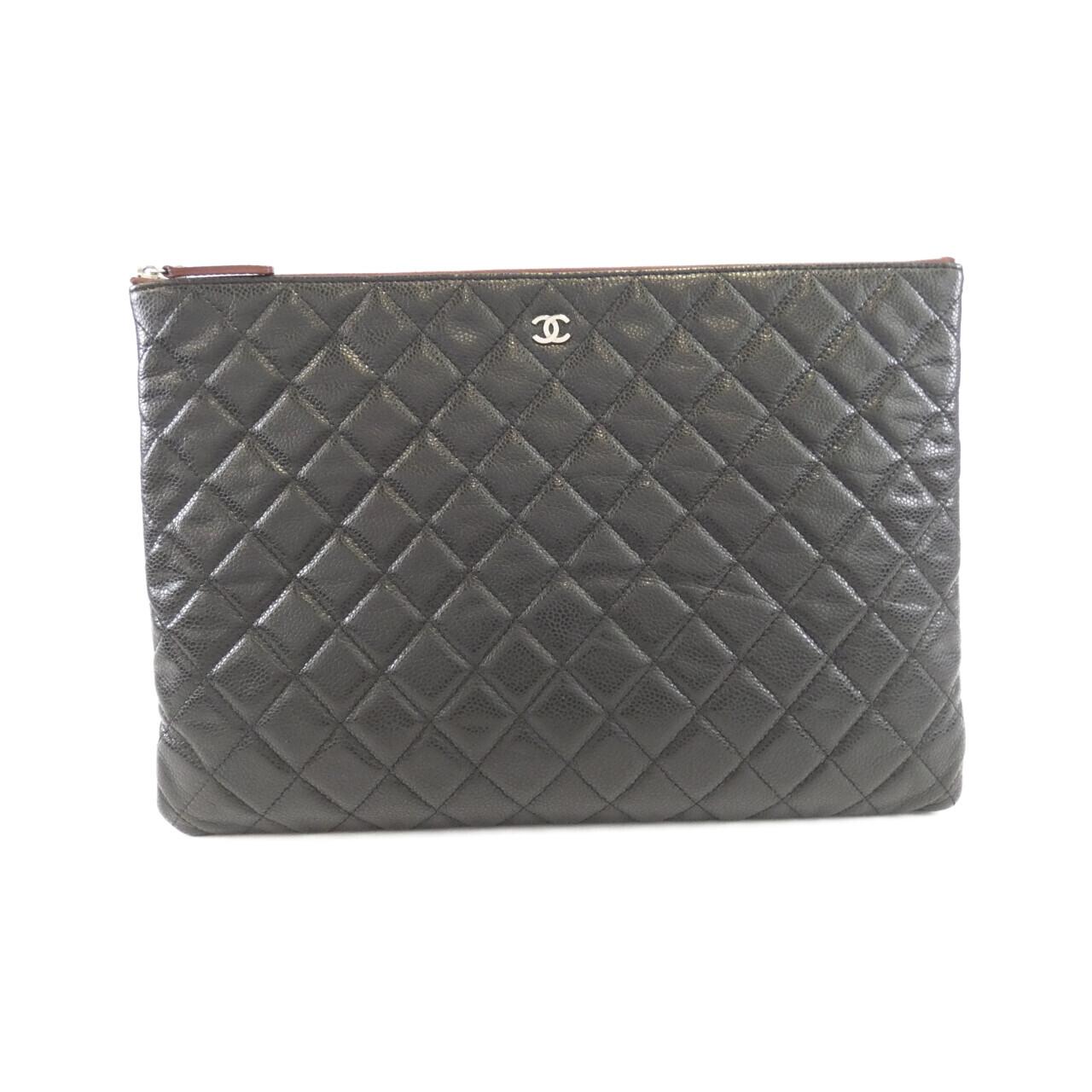 Chanel Timeless Classic Caviar Skin Pouch