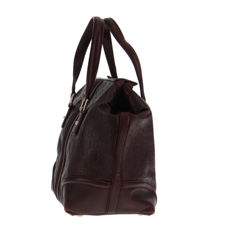 Gucci Guccissima Brown Leather Shoulder Bag