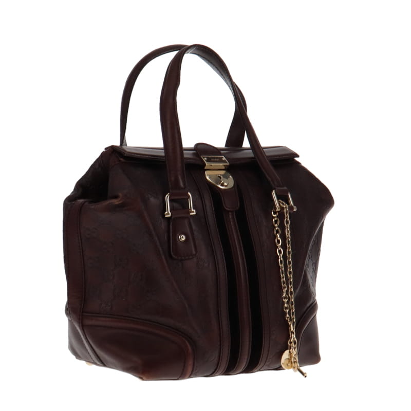 Gucci Guccissima Brown Leather Shoulder Bag