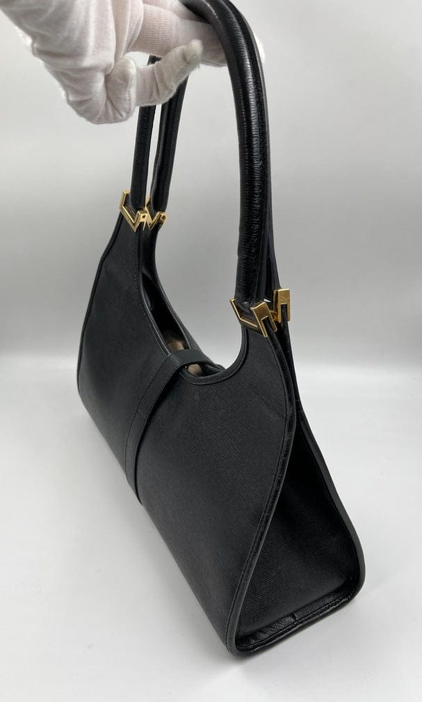 Gucci Nylon Leather Shoulder Bag