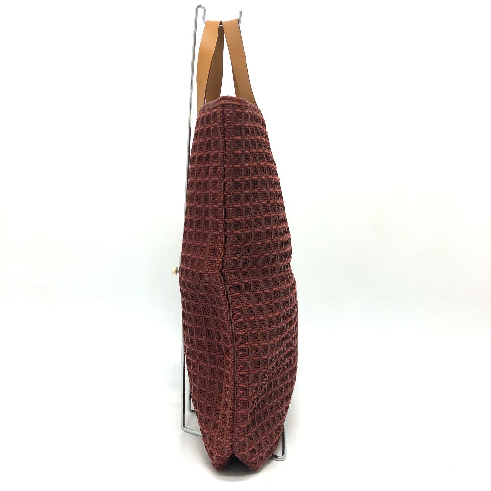 HERMES Tote Bag canvas Brown Amedaba GM