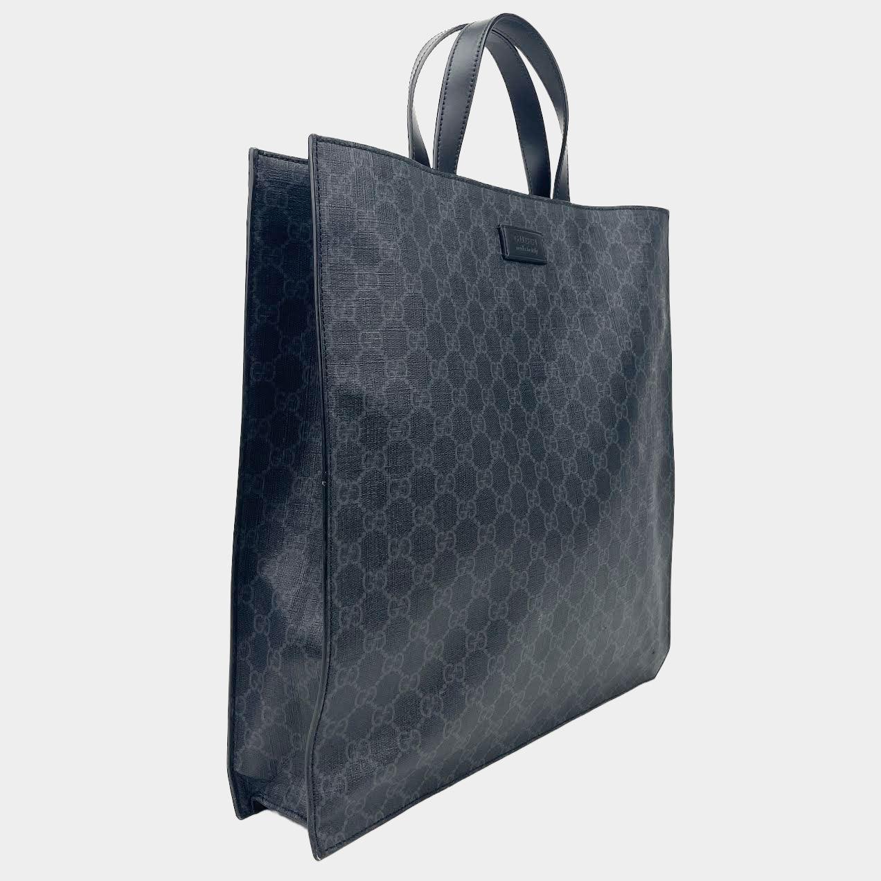 Gucci Leather Canvas Tote