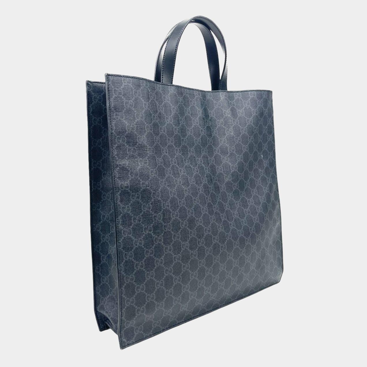 Gucci Leather Canvas Tote