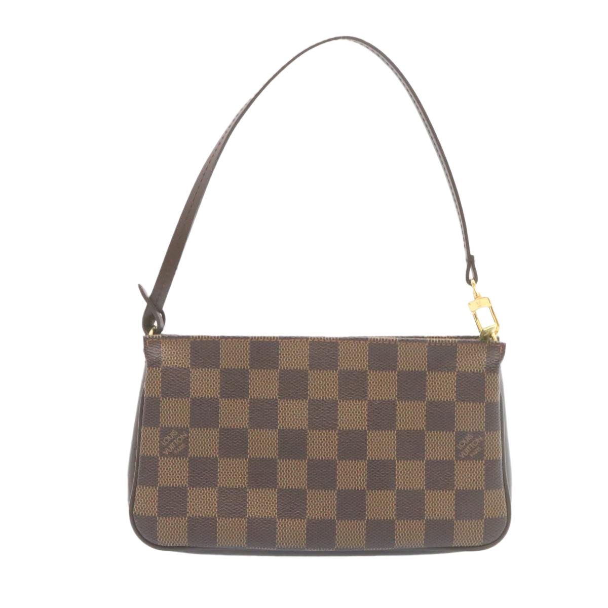 LOUIS VUITTON Damier Ebene Navona Accessory Pouch LV Auth 27452A Clutch