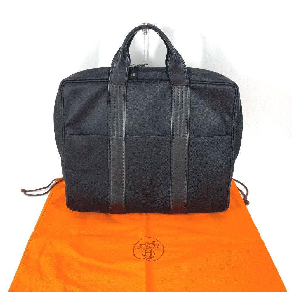 HERMES Business bag Nylon black Acapulco Odinatur