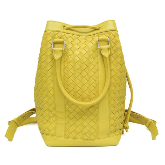 Luxury Bottega Veneta Intrecciato Leather Backpack Bag ()