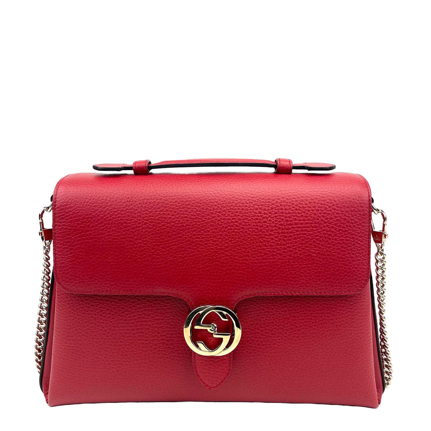 Gucci Chain Leather Shoulder Bag