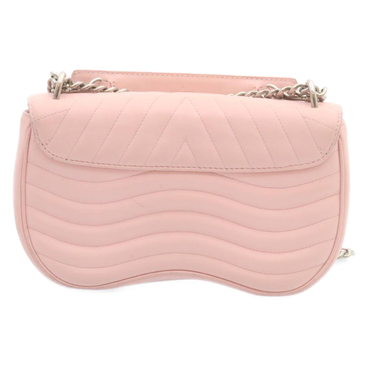 LOUIS VUITTON New Wave MM 2Way Chain Shoulder Bag Pink LV 28676A