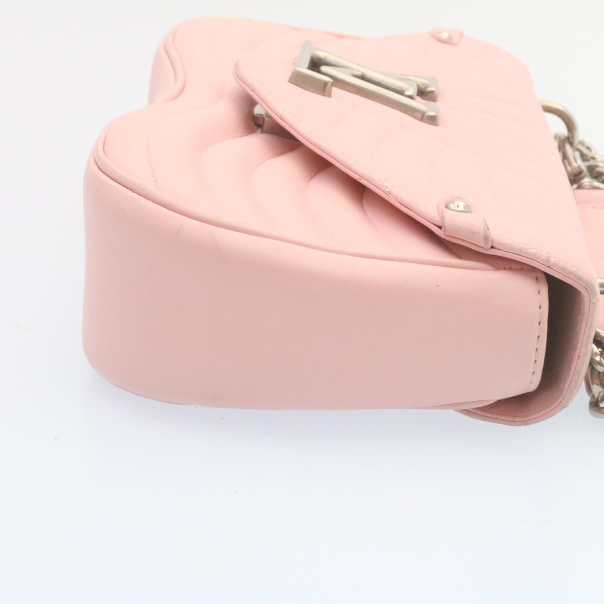 LOUIS VUITTON New Wave MM 2Way Chain Shoulder Bag Pink LV 28676A
